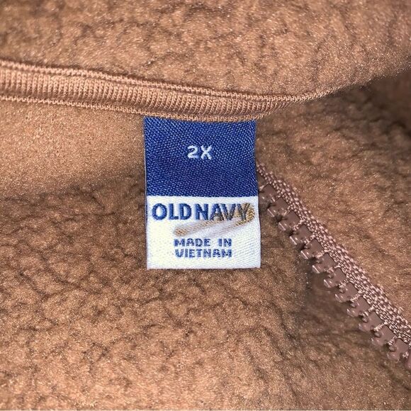 NWT Sherpa Zip Jacket Women’s Size 2X Brown - Picture 6 of 7